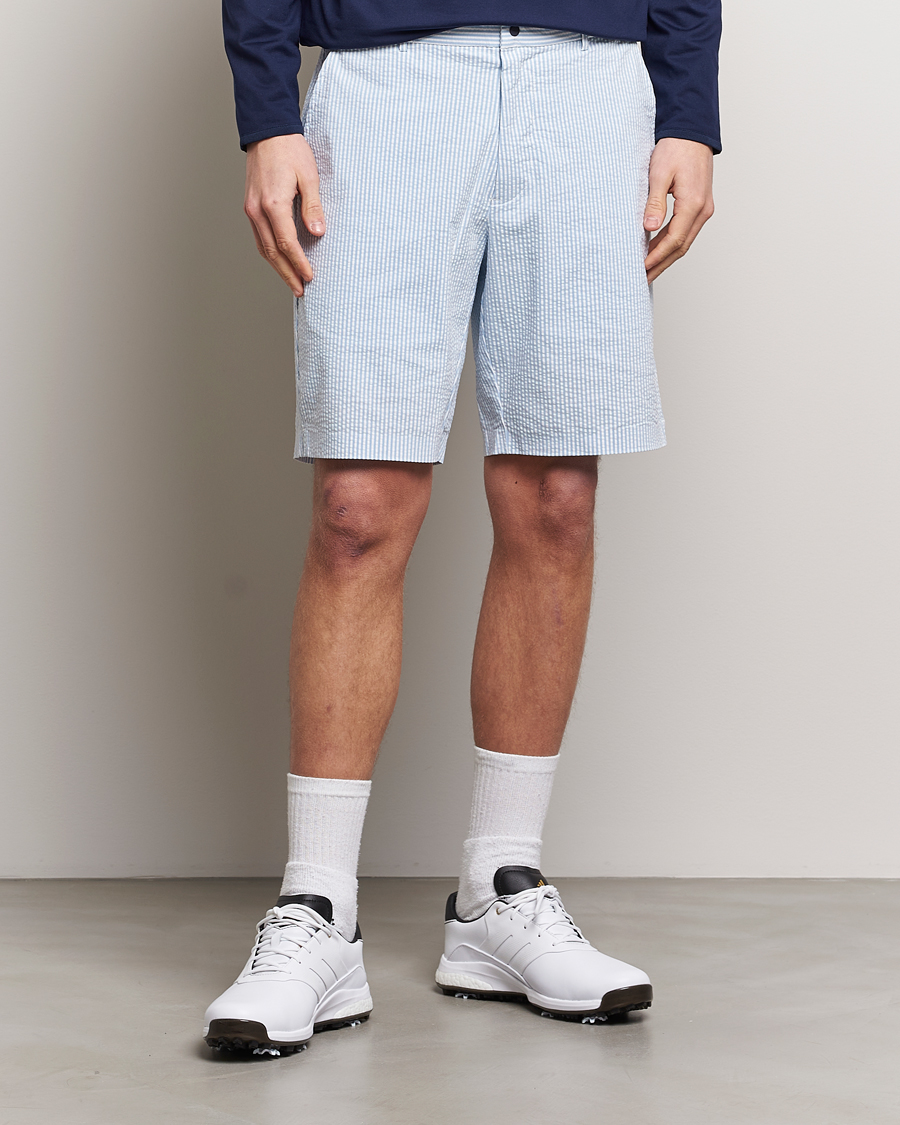 Herren | Sport | RLX Ralph Lauren | Seersucker Golf Shorts Blue/White