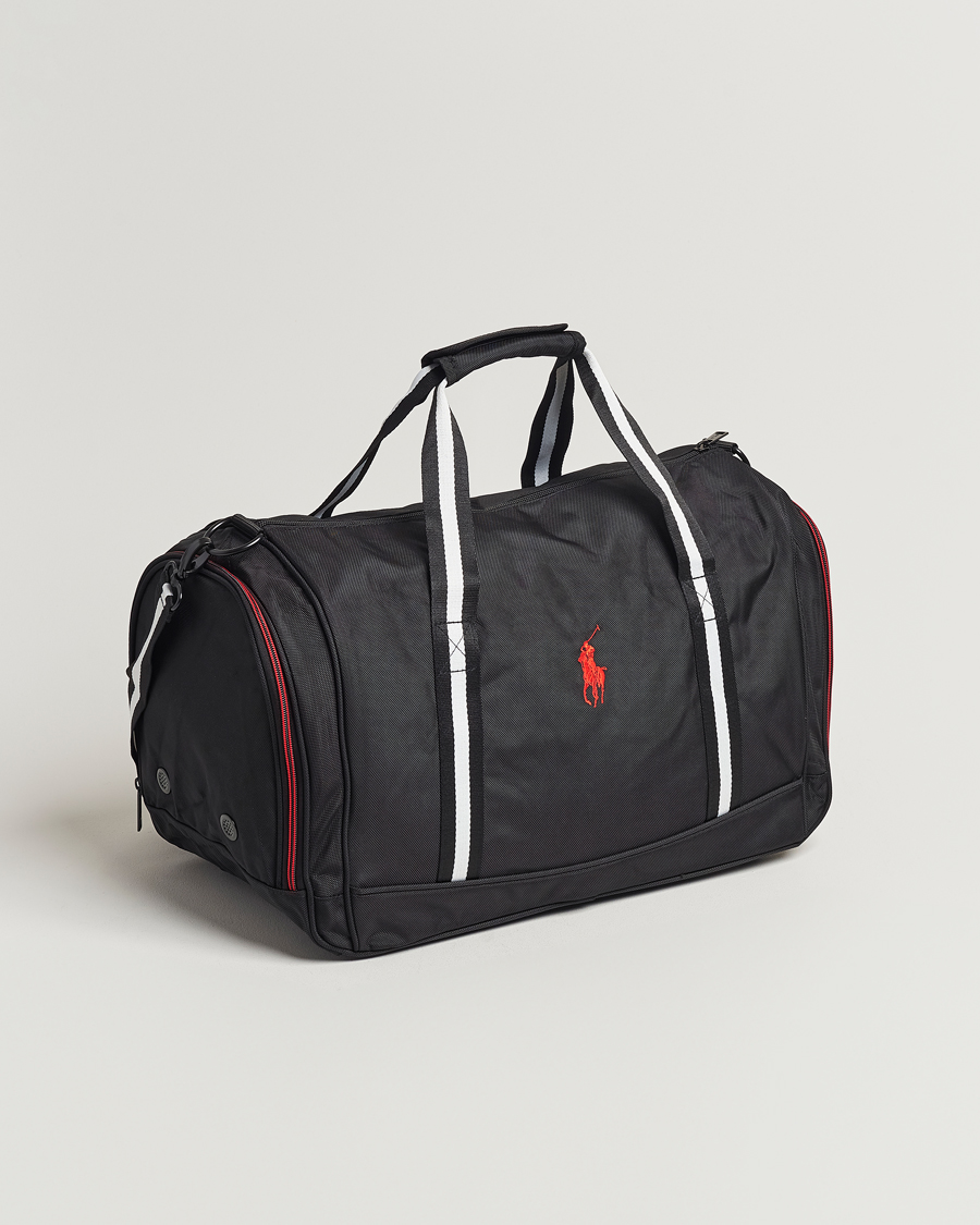 RLX Ralph Lauren Boston Duffle Bag Black Red