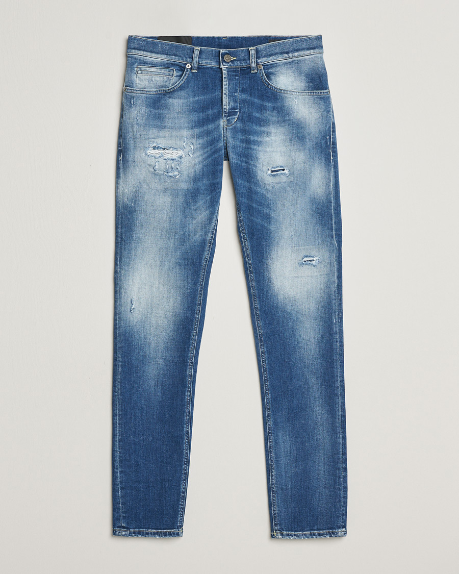 Herren | Jeans | Dondup | George Distressed Jeans Medium Blue