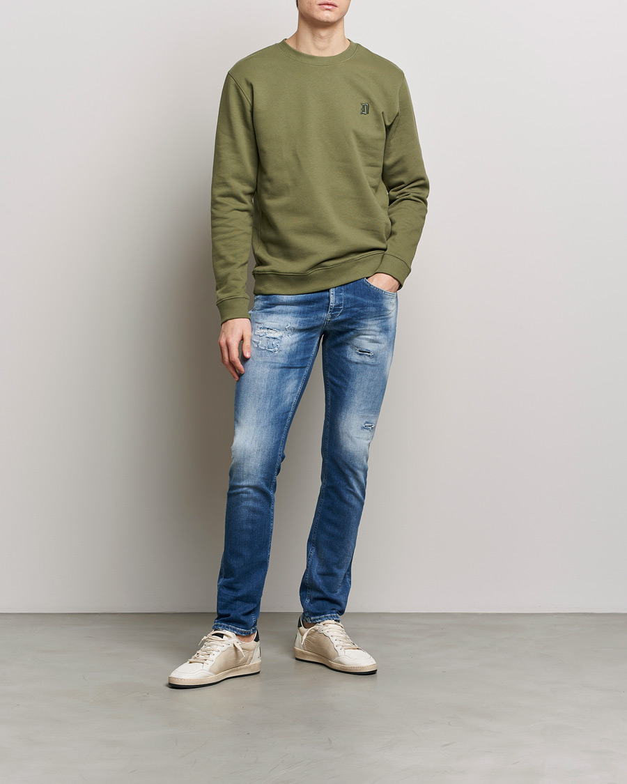 Herren | Jeans | Dondup | George Distressed Jeans Medium Blue