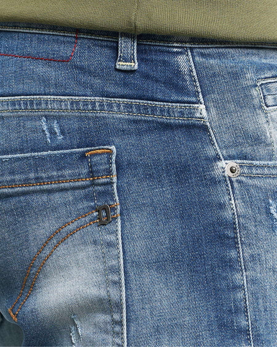 Herren | Jeans | Dondup | George Distressed Jeans Medium Blue