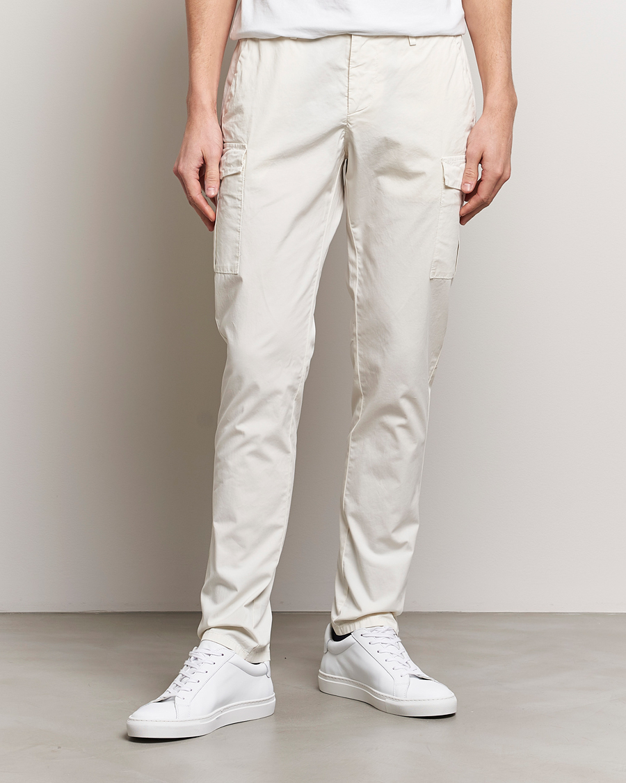 Herren |  | Dondup | Eddie Cargo Pants Off White