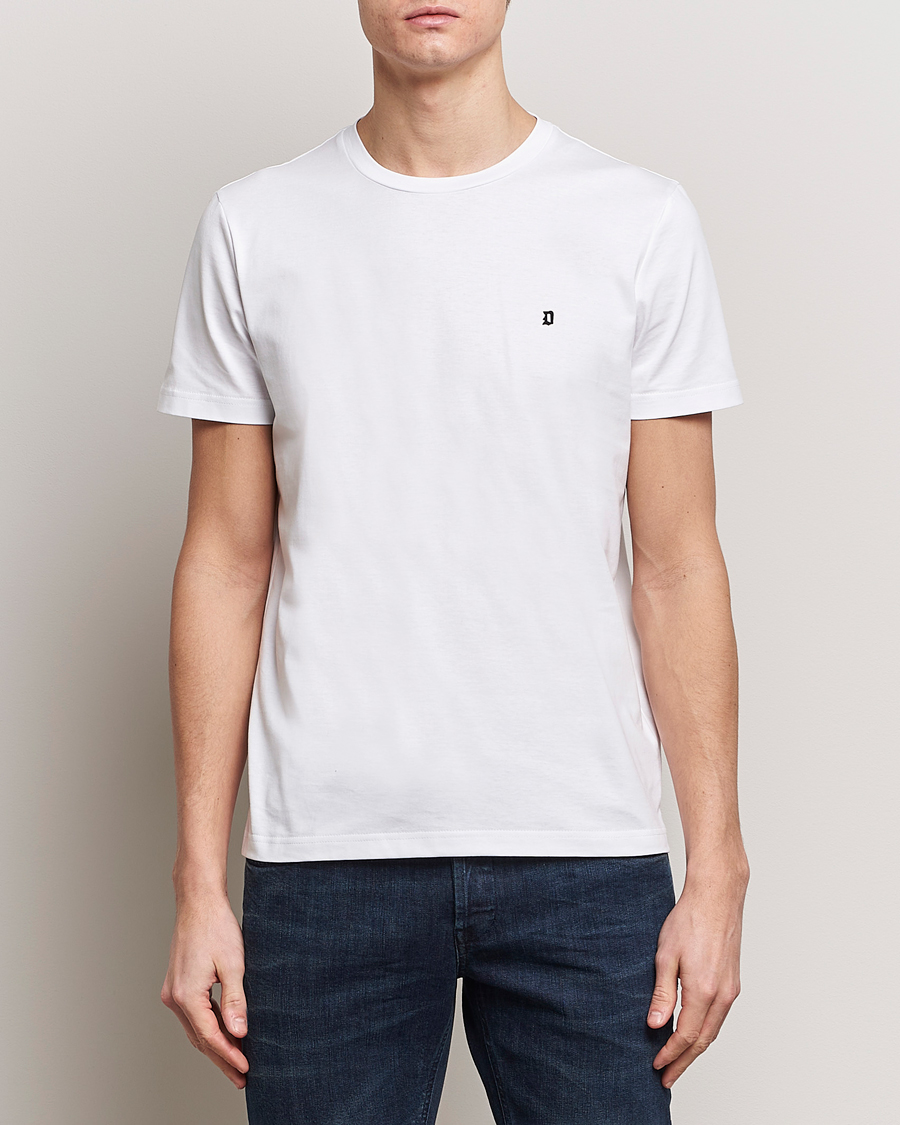 Herren |  | Dondup | Logo Crew Neck T-Shirt White