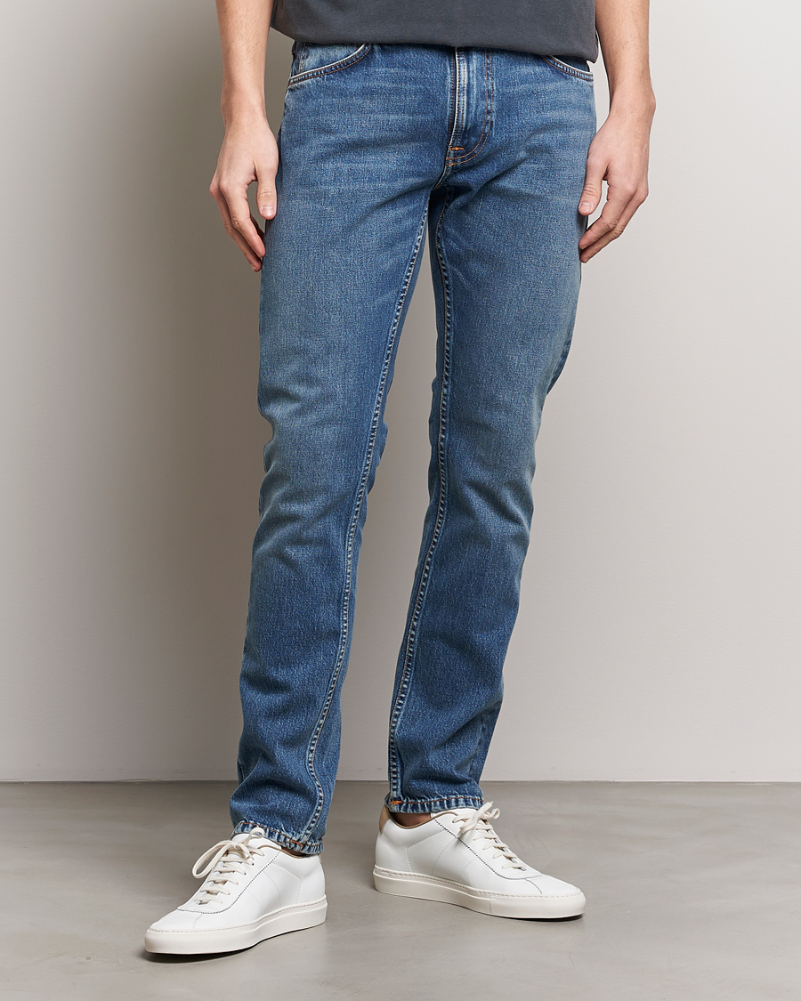 Herren |  | Nudie Jeans | Lean Dean Jeans Dark Waters