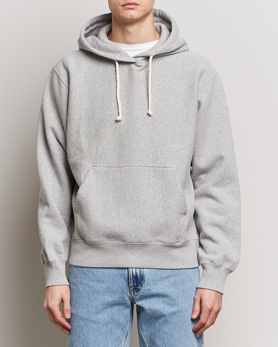 Herren | Pullover | Nudie Jeans | Fredrik Hoodie Grey Melange