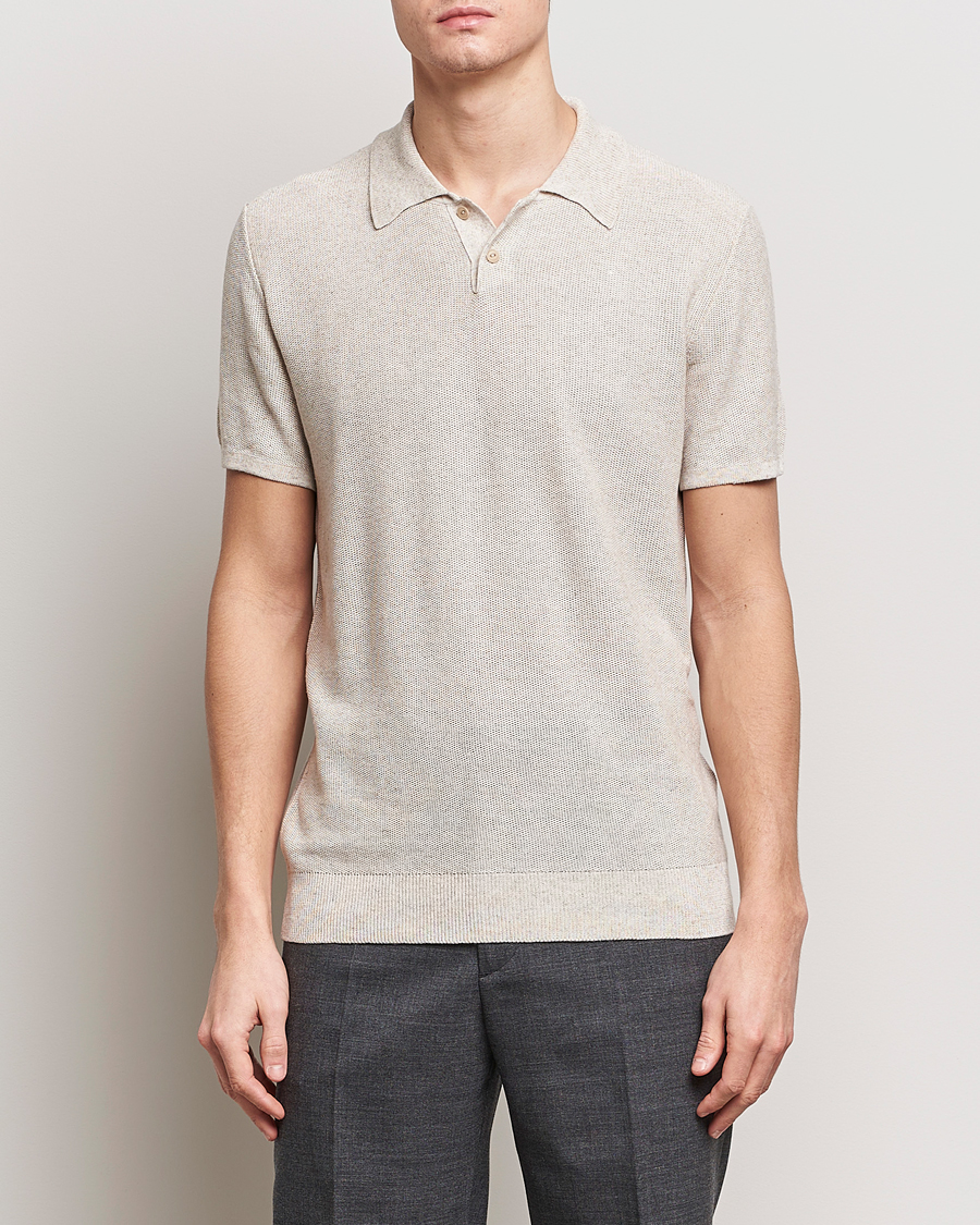 Herren | Poloshirts | A.P.C. | Jay Knitted Polo Beige