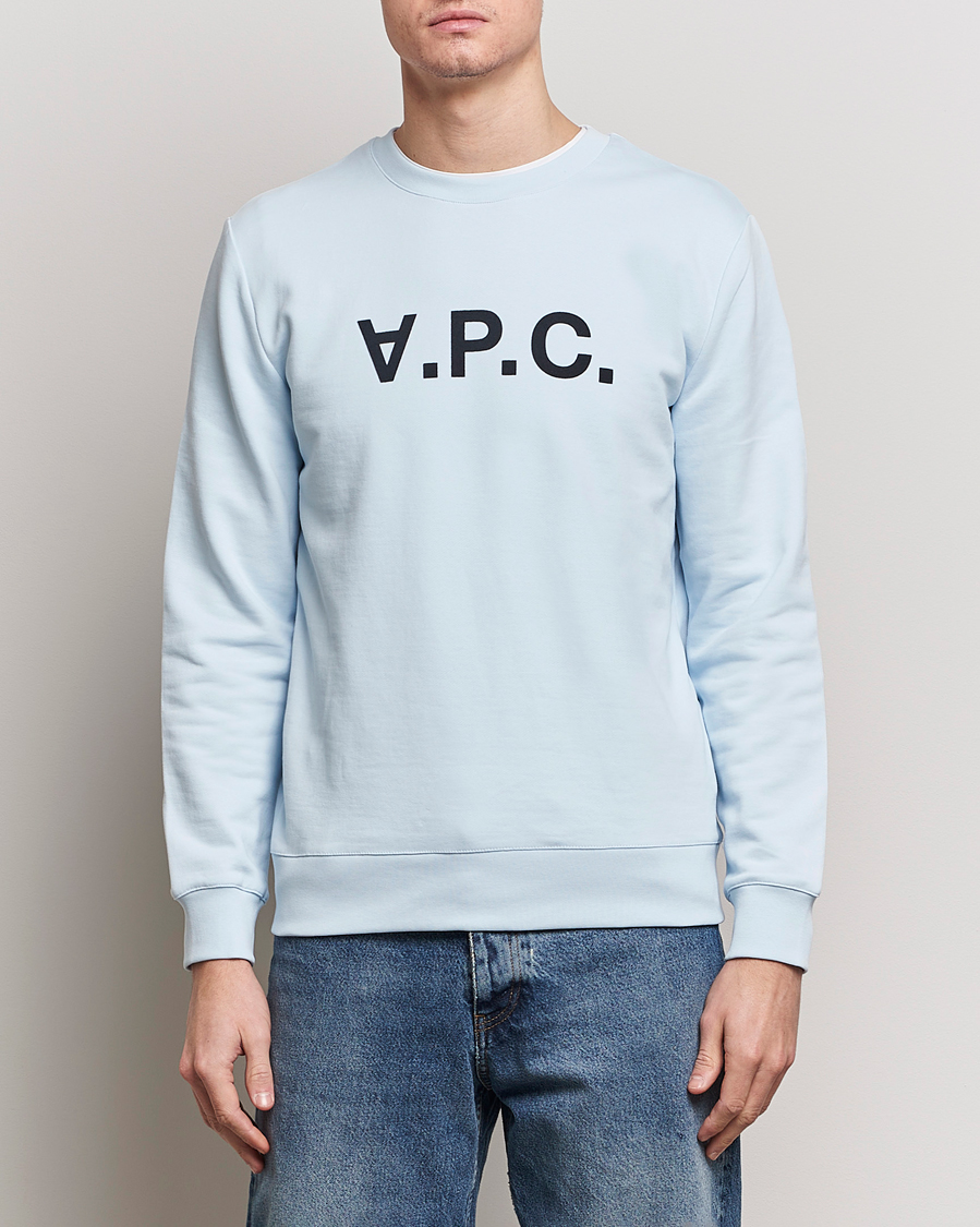 Herren | Contemporary Creators | A.P.C. | VPC Sweatshirt Light Blue