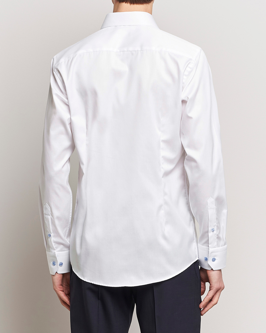 Herren | Hemden | Eton | Slim Fit Signature Twill Contrast Shirt White