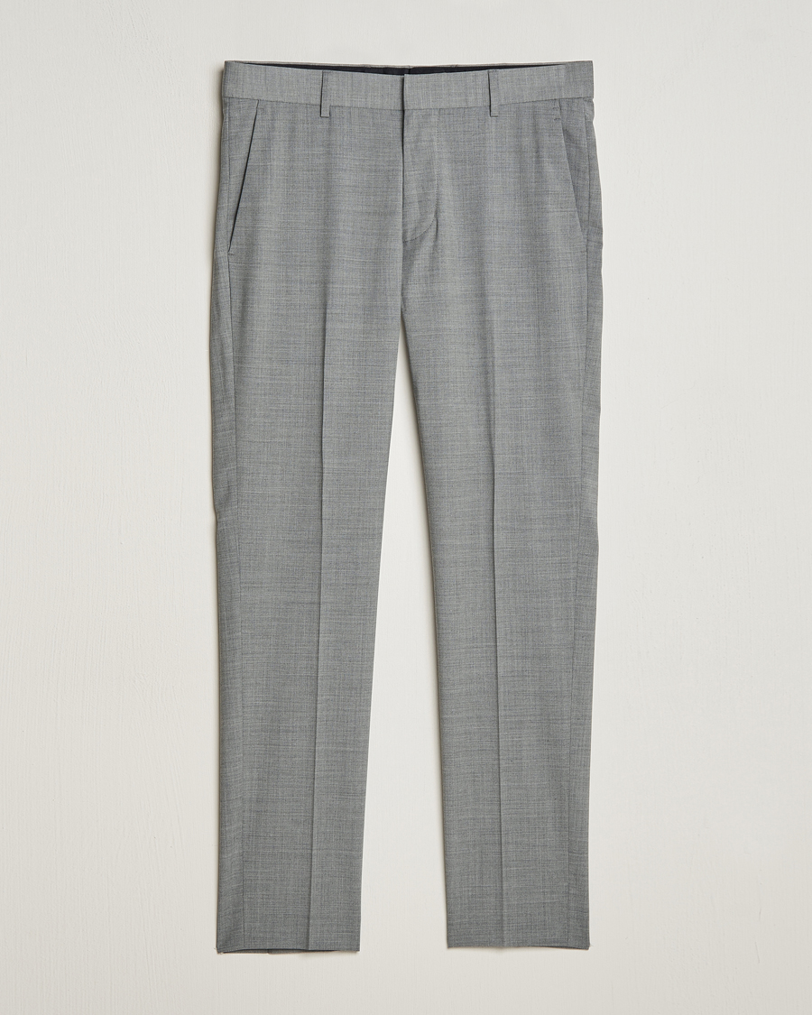 Herren | Hosen | Tiger of Sweden | Tenuta Wool Travel Suit Trousers Grey Melange