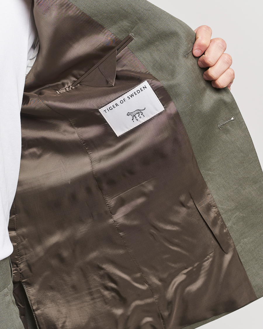 Herren | Sakkos | Tiger of Sweden | Justin Linen Blazer Thyme