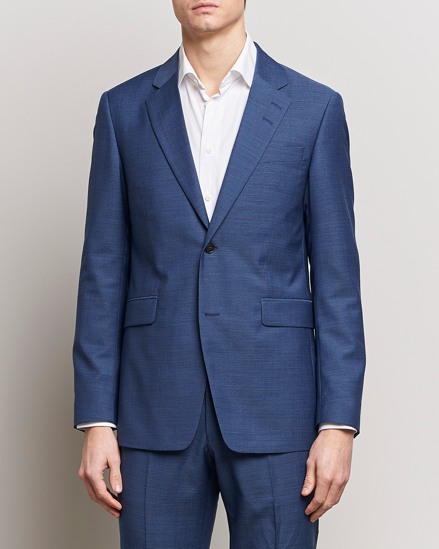 Herren | Tiger of Sweden | Tiger of Sweden | Justin Wool Blazer Smokey Blue