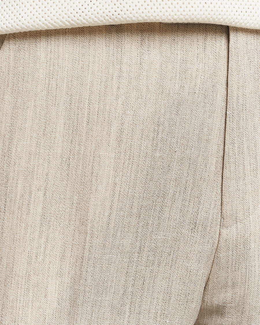 Herren | Hosen | Tiger of Sweden | Tenser Wool/Linen Canvas Trousers Natural White