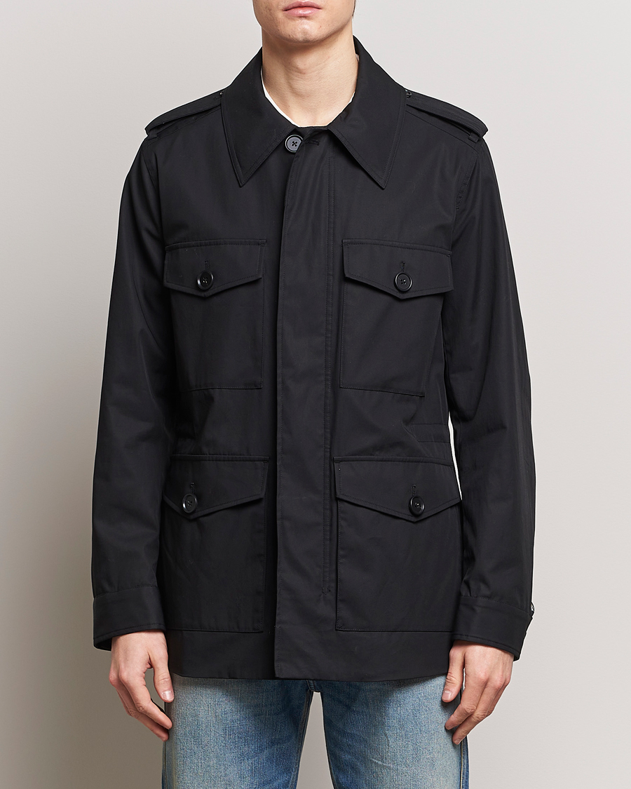 Herren | Tiger of Sweden | Tiger of Sweden | Bendrik Cotton Field Jacket Black