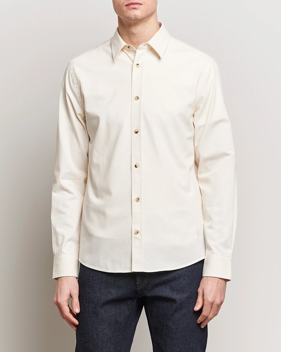 Herren | Freizeithemden | Tiger of Sweden | Spenser Cotton Shirt Off White