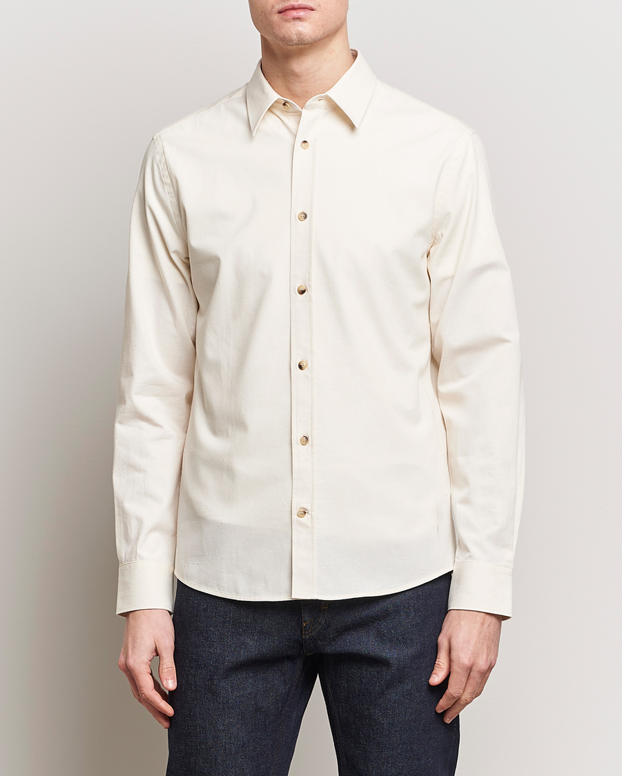 Herren | Business & Beyond | Tiger of Sweden | Spenser Cotton Shirt Off White