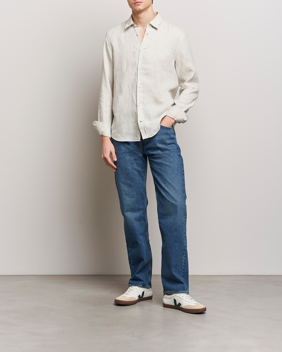 Herren | Hemden | Tiger of Sweden | Spenser Linen Shirt Pale Clay
