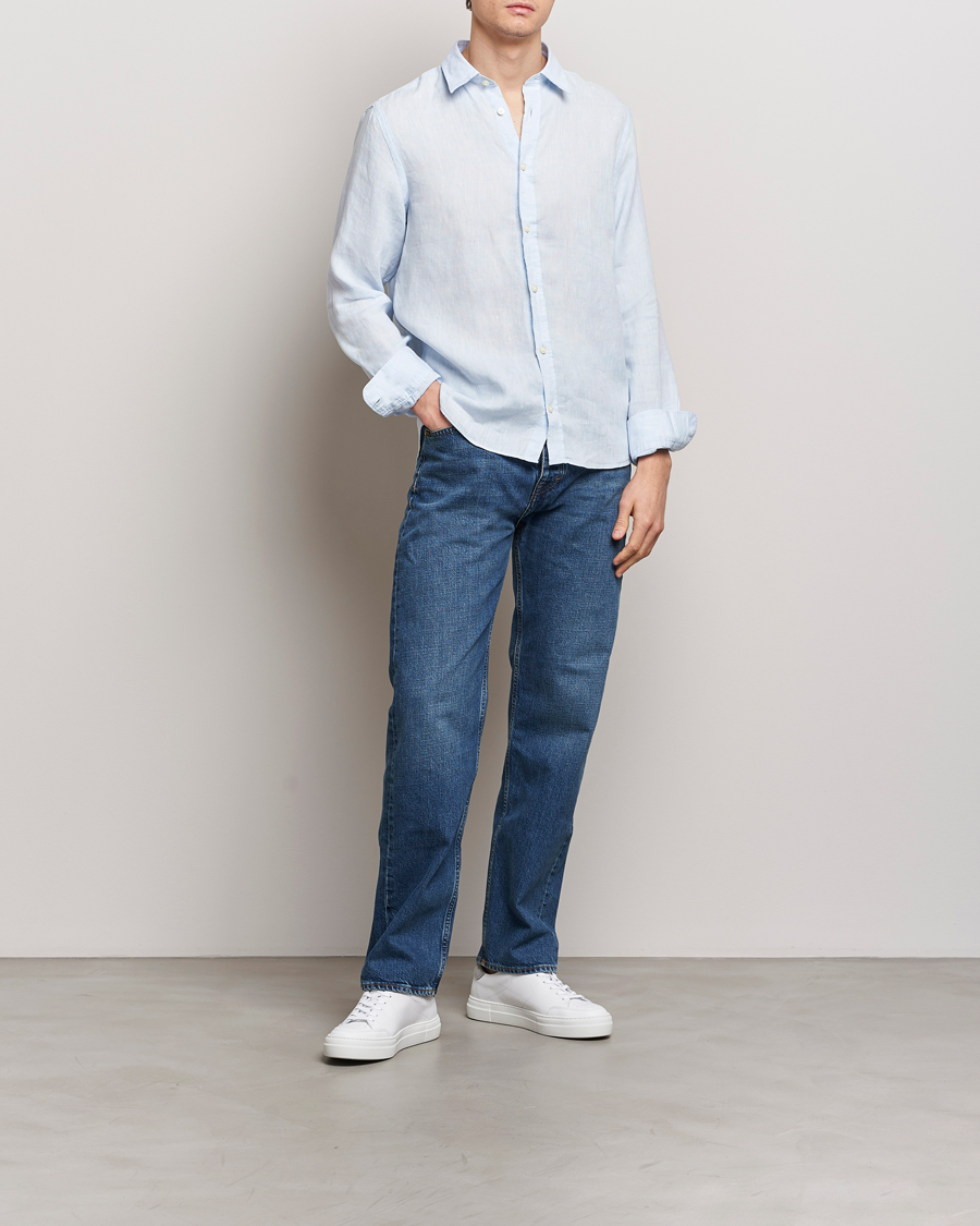 Herren | Hemden | Tiger of Sweden | Spenser Linen Shirt Light Blue
