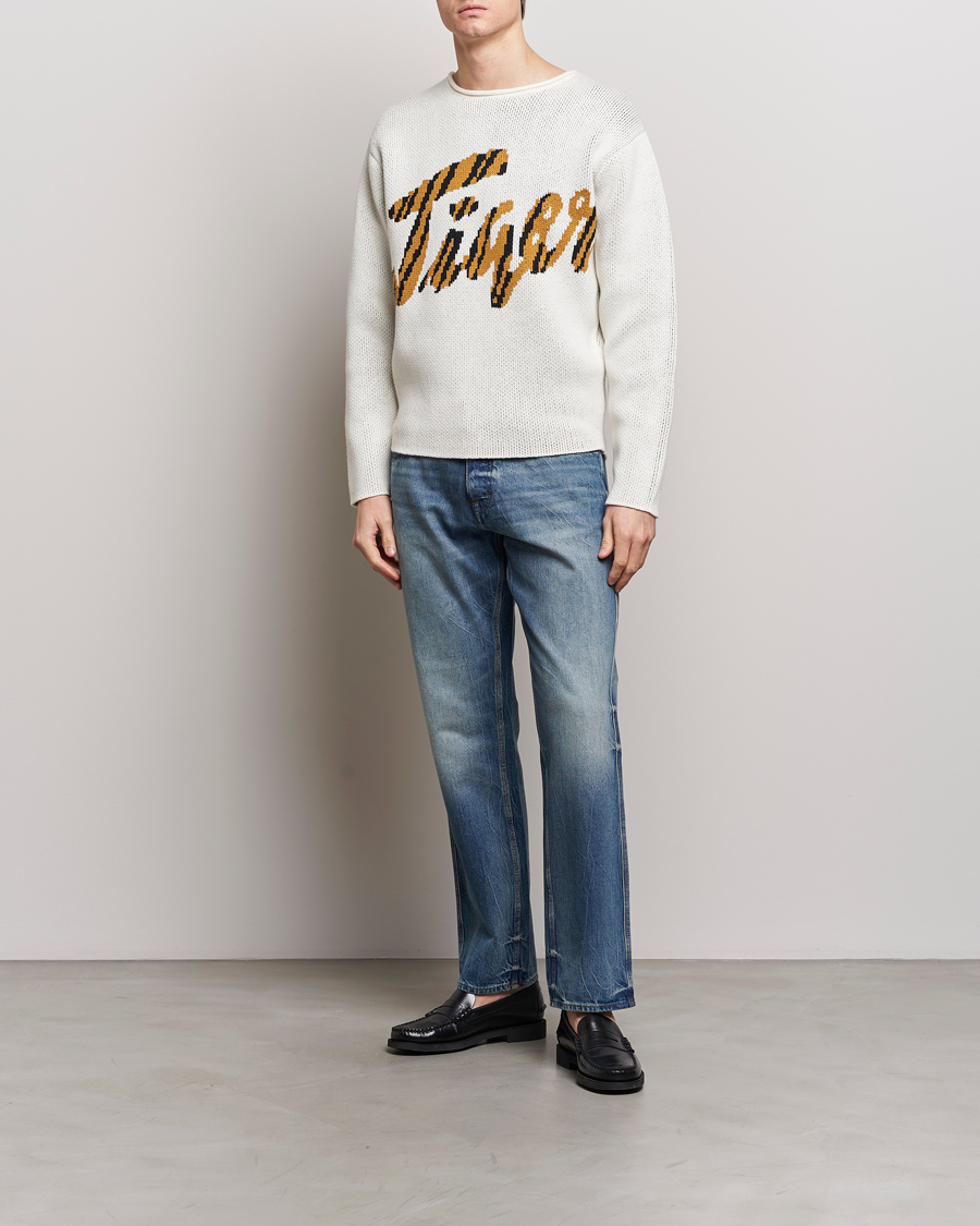 Herren | Pullover | Tiger of Sweden | Bobi Heavy Knitted Sweater Off White