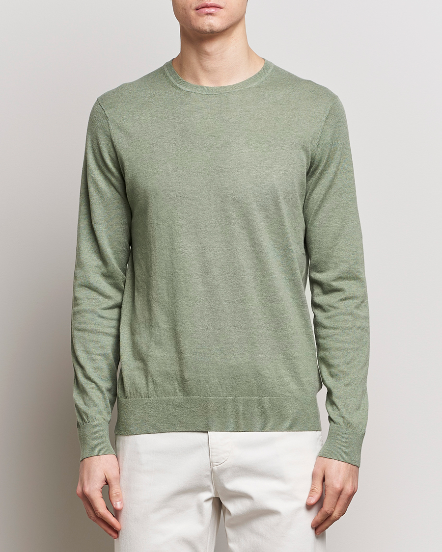 Herr |  | Tiger of Sweden | Michas Cotton/Linen Knitted Sweater Shadow