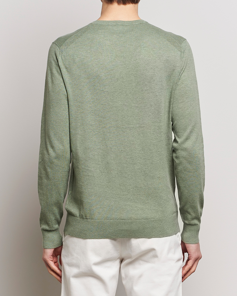Herren | Pullover | Tiger of Sweden | Michas Cotton/Linen Knitted Sweater Shadow