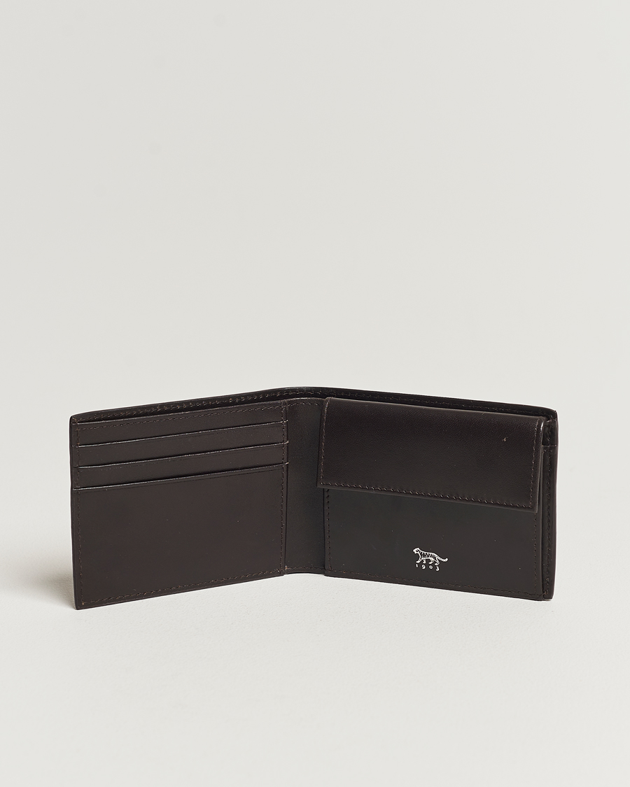 Herr | Accessoarer | Tiger of Sweden | Wivalius Grained Leather Wallet Dark Brown