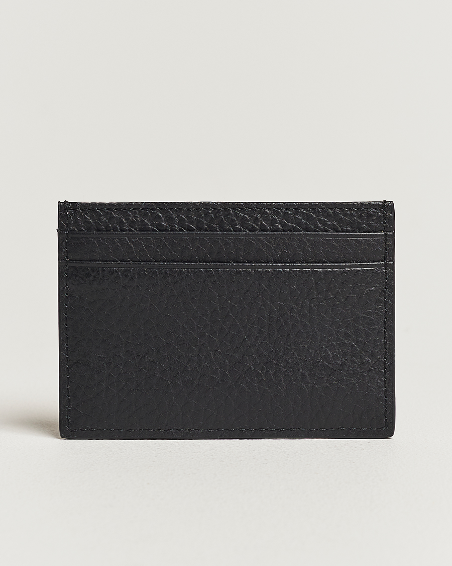 Herren | Tiger of Sweden | Tiger of Sweden | Wharf Grained Leather Card Holder Black