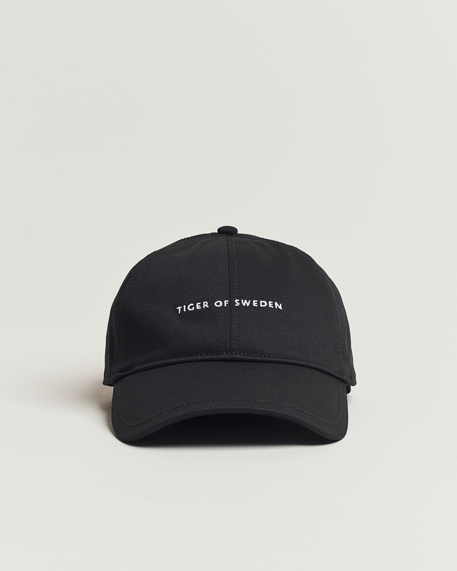Herren | Tiger of Sweden Hent Cotton Cap Black | Tiger of Sweden | Hent Cotton Cap Black