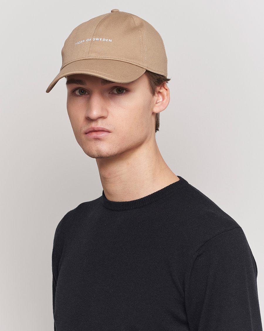 Herren | Tiger of Sweden Hent Cotton Cap Putty Beige | Tiger of Sweden | Hent Cotton Cap Putty Beige