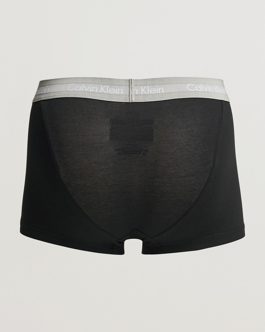Herren | Unterhosen | Calvin Klein | Cotton Stretch Trunk 3-pack Grey/Green/Plum