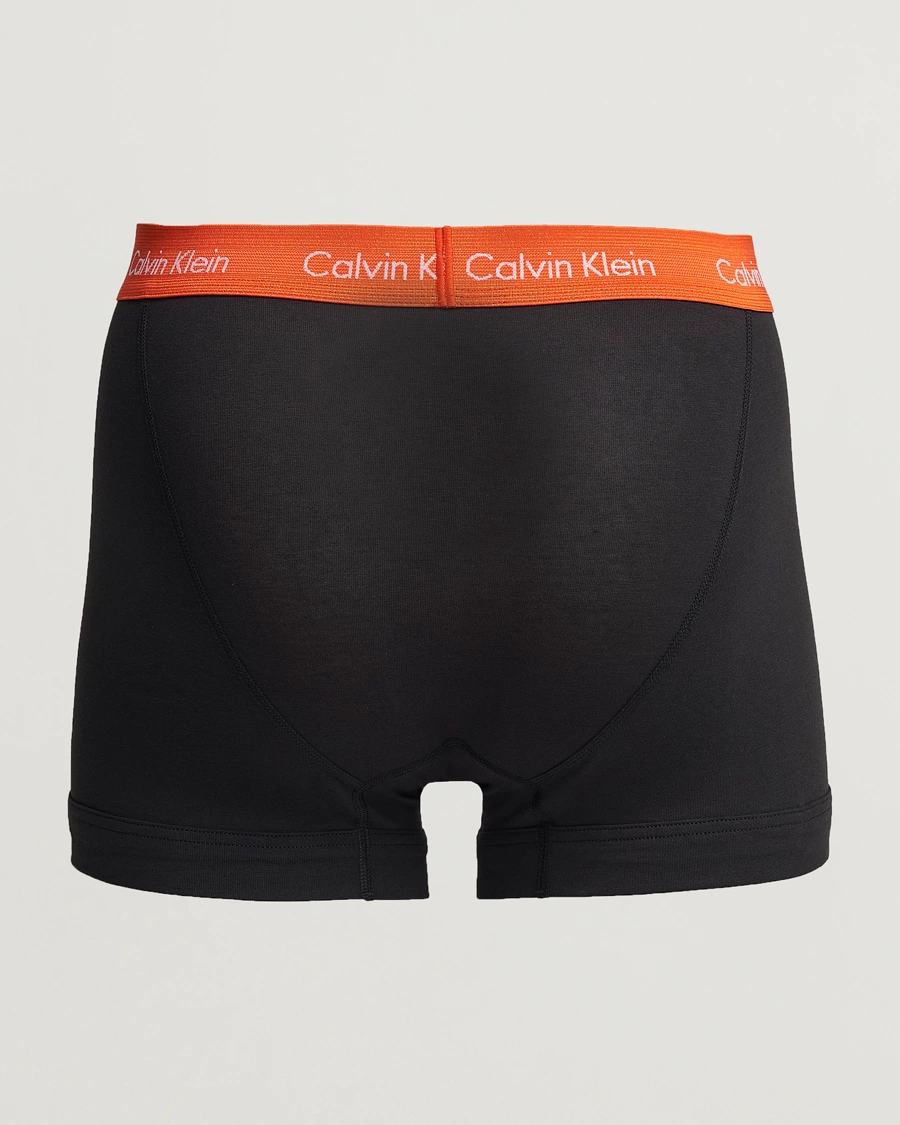 Herren | Calvin Klein | Calvin Klein | Cotton Stretch Trunk 3-pack Red/Grey/Moss