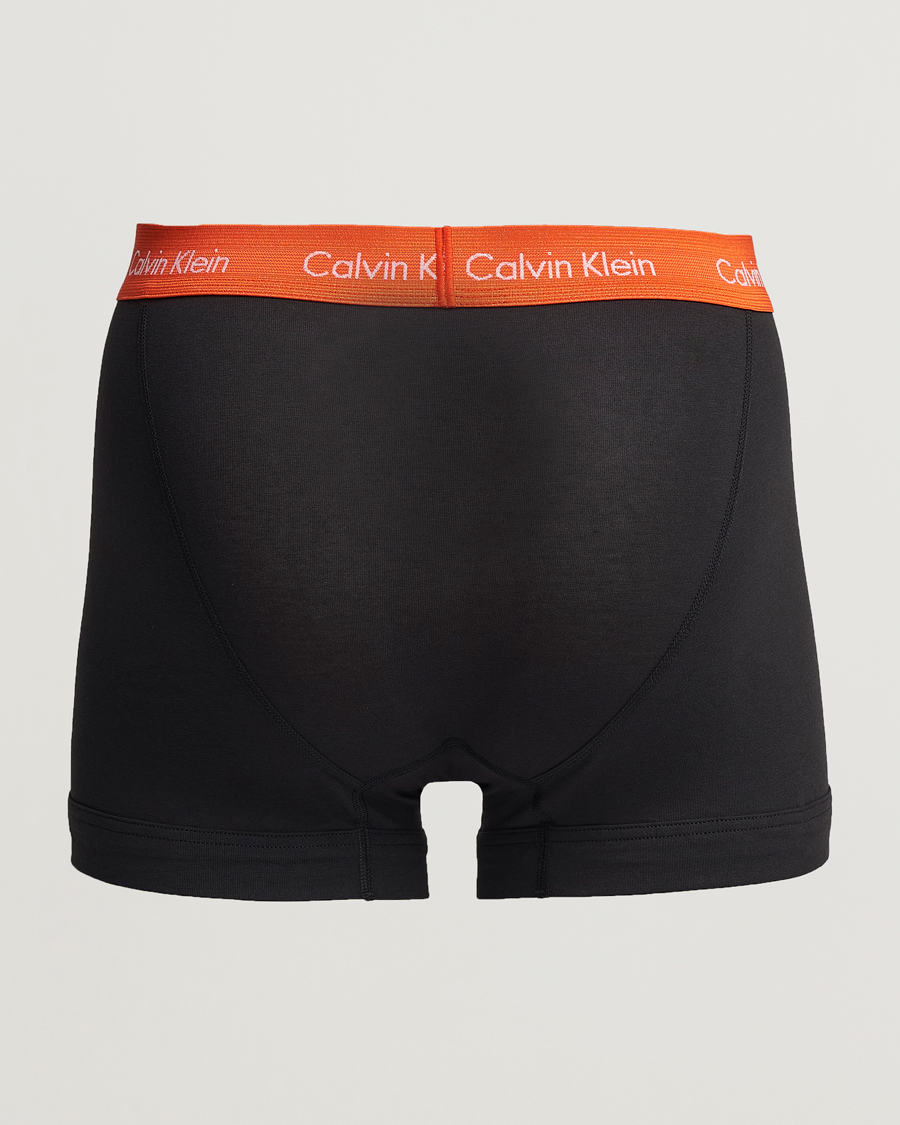 Herren | Calvin Klein | Calvin Klein | Cotton Stretch Trunk 3-pack Red/Grey/Moss