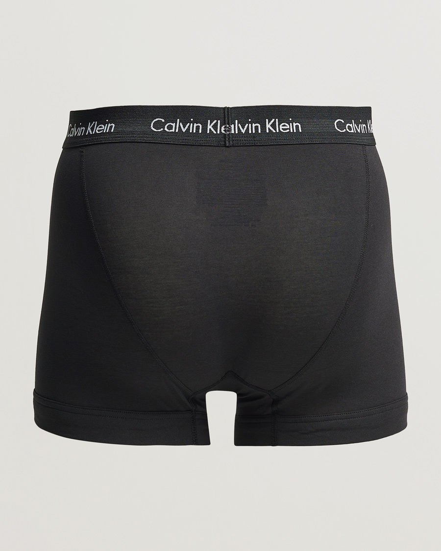 Herr | Trunks | Calvin Klein | Cotton Stretch Trunk 3-pack Black/Rose/Ocean