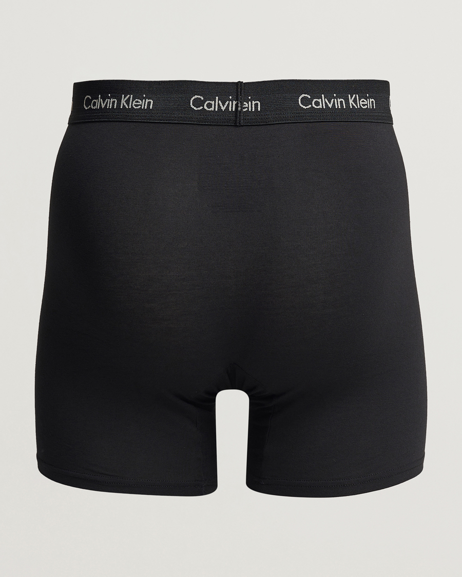Herren | Slips | Calvin Klein | Cotton Stretch 3-Pack Boxer Breif Black