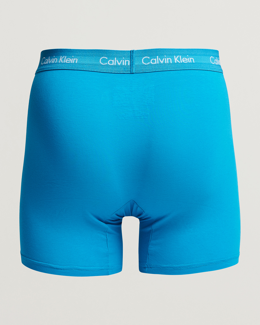 Herr | Briefs | Calvin Klein | Cotton Stretch 3-Pack Boxer Breif Blue/Arona/Green