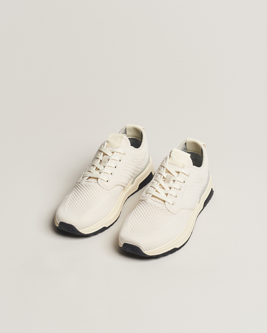 Herren | Preppy Authentic | GANT | Jeuton Mesh Sneaker Off White