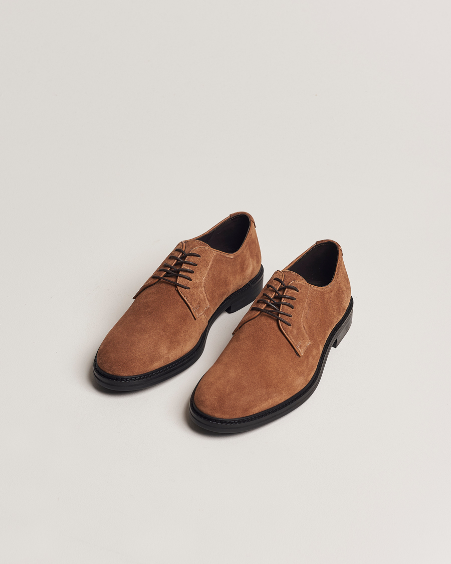 Herren | Derby | GANT | Bidford Suede Derby Cognac