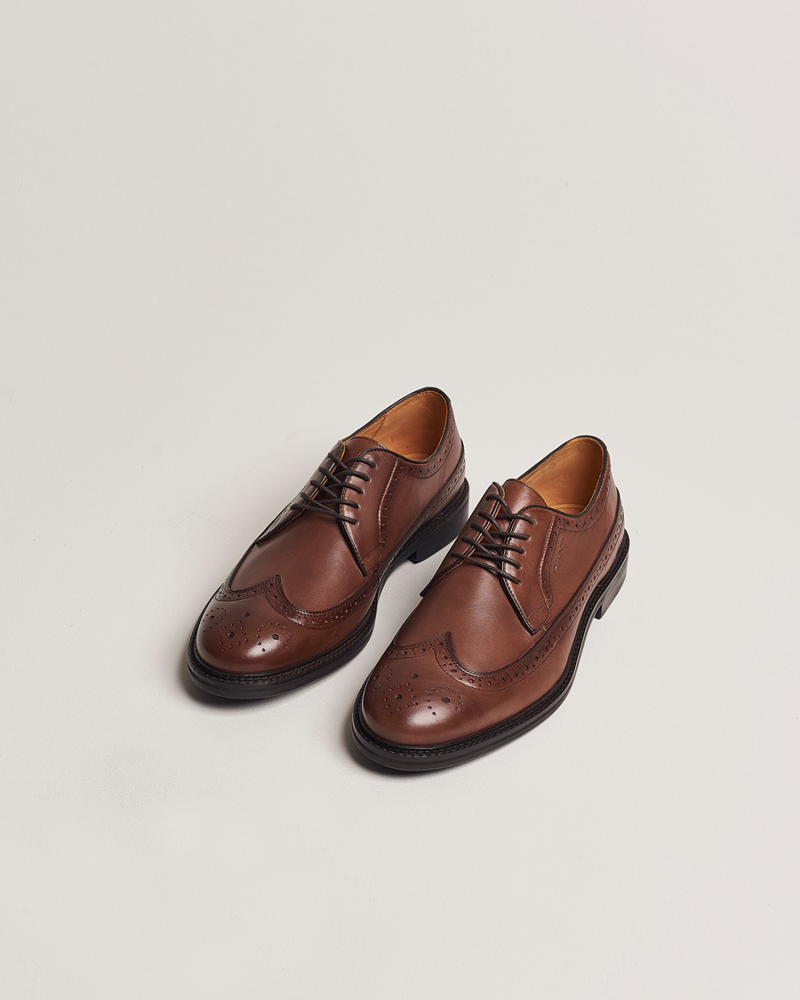 Herren | Preppy Authentic | GANT | Bidford Leather Brogues Cognac