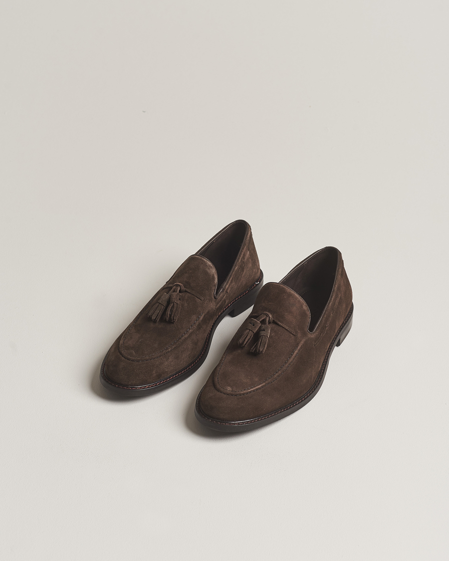 Herren | GANT | GANT | Lozham Suede Tassle Loafer Coffee Brown