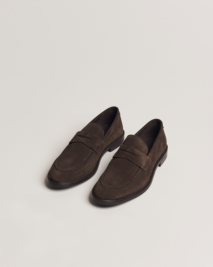 Herren | Schuhe | GANT | Lozham Suede Loafer Coffee Brown