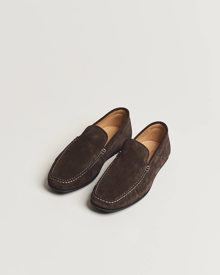 Herren | Schuhe | GANT | Wilmon Suede Car Shoe Dark Brown
