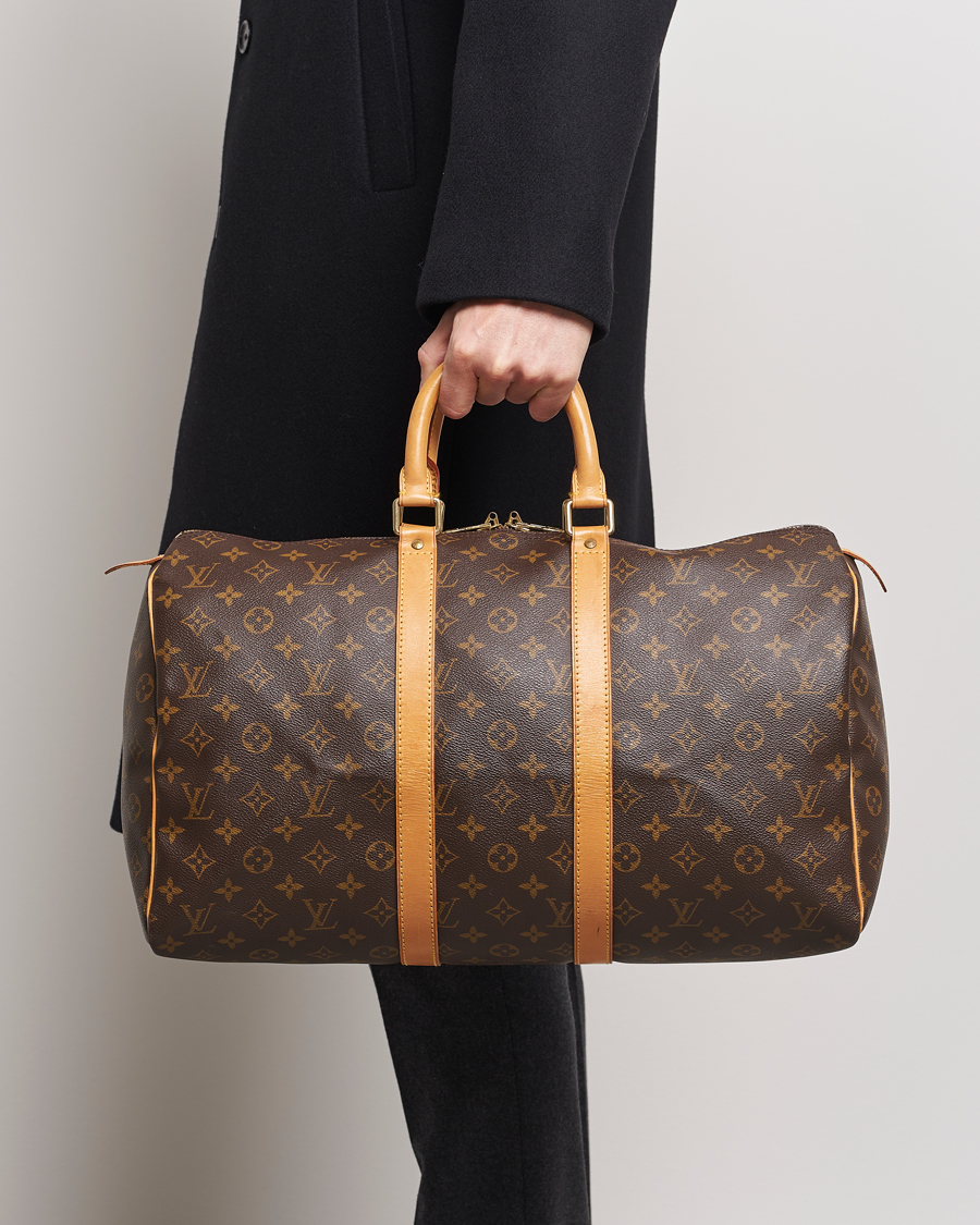 Herren | Pre-Owned & Vintage Bags | Louis Vuitton Pre-Owned | Keepall 45 Bag Monogram 