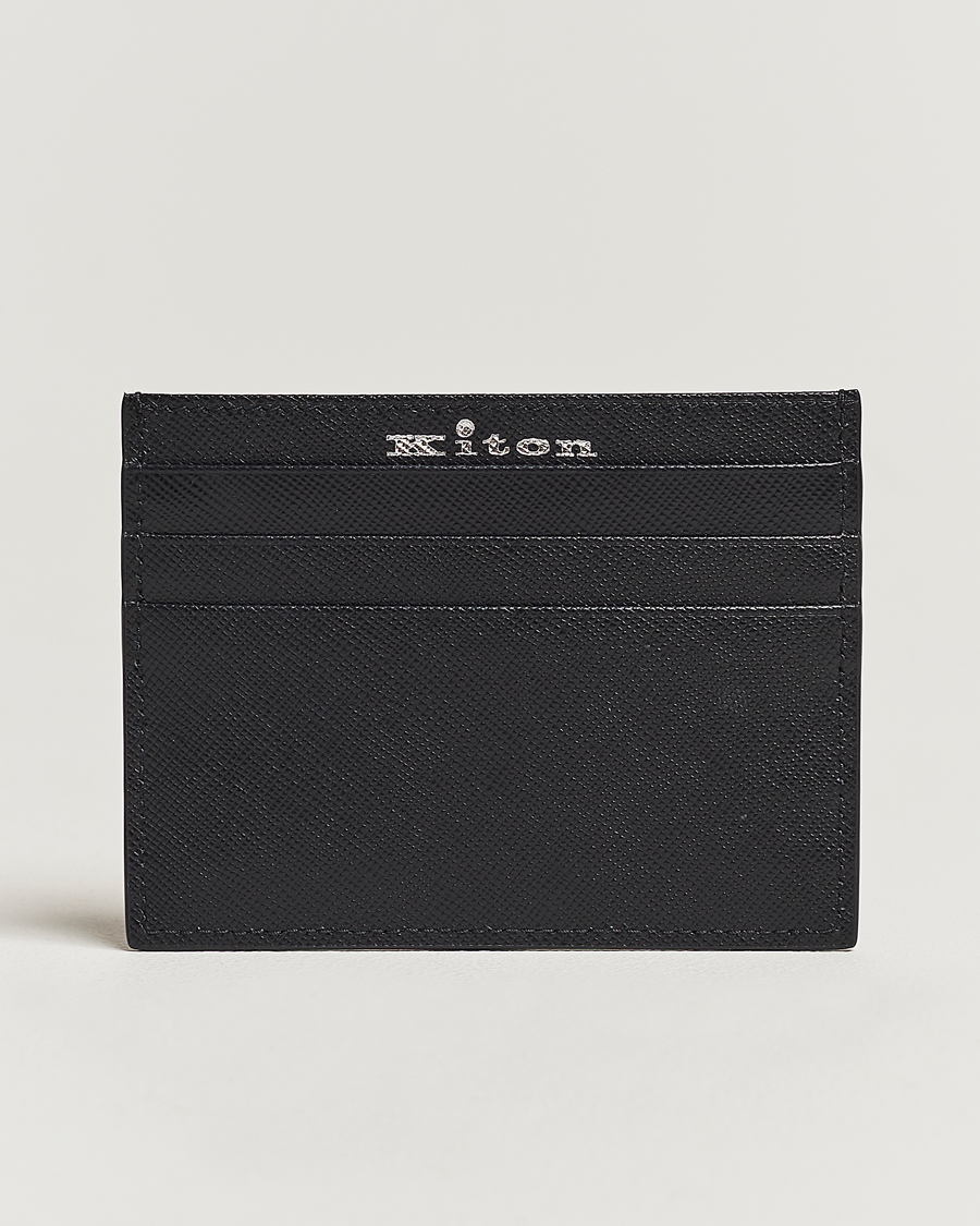 Herren | Kategorie | Kiton | Saffiano Leather Cardholder Black