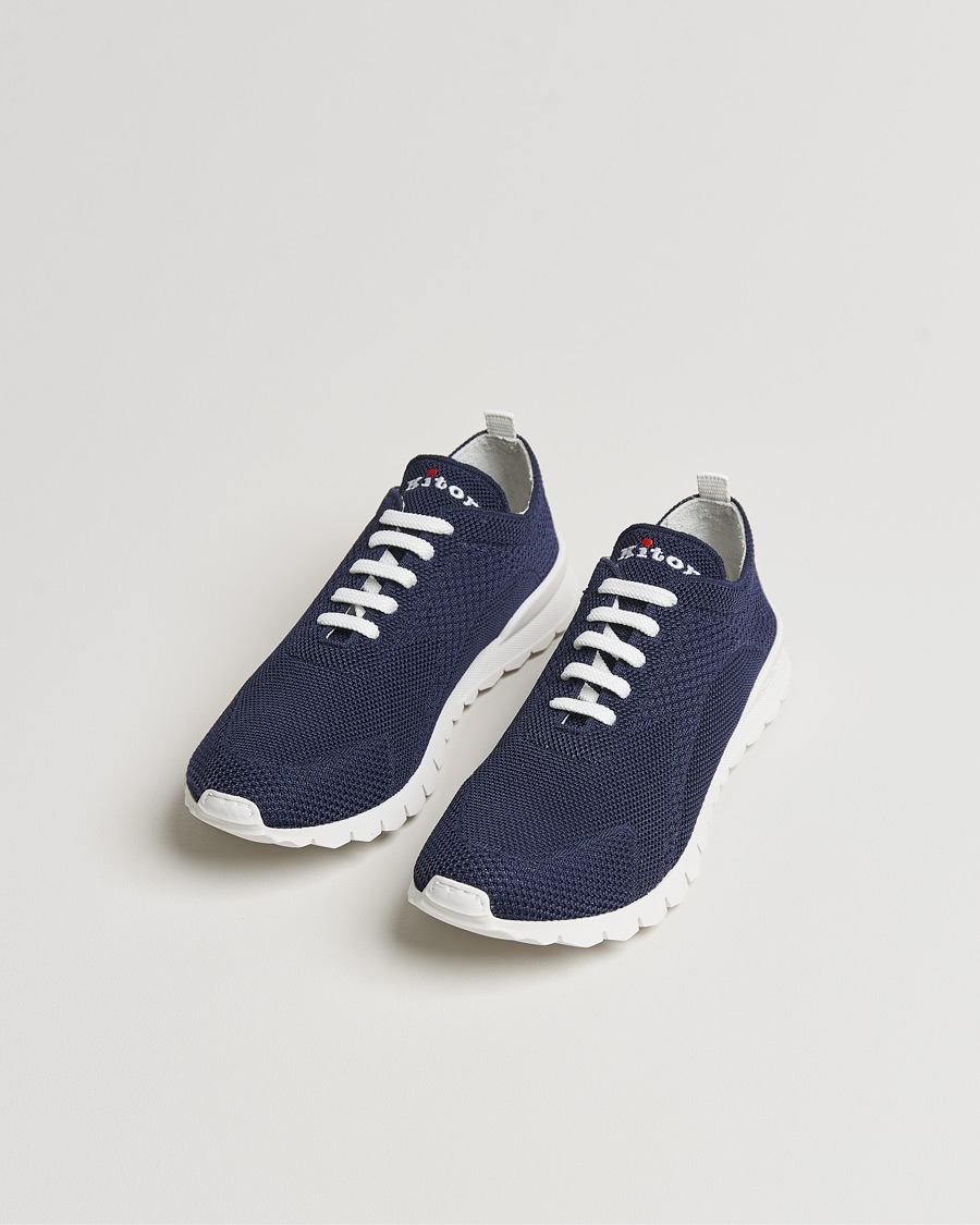 Herren | Sneaker | Kiton | Mesh Running Sneakers Navy