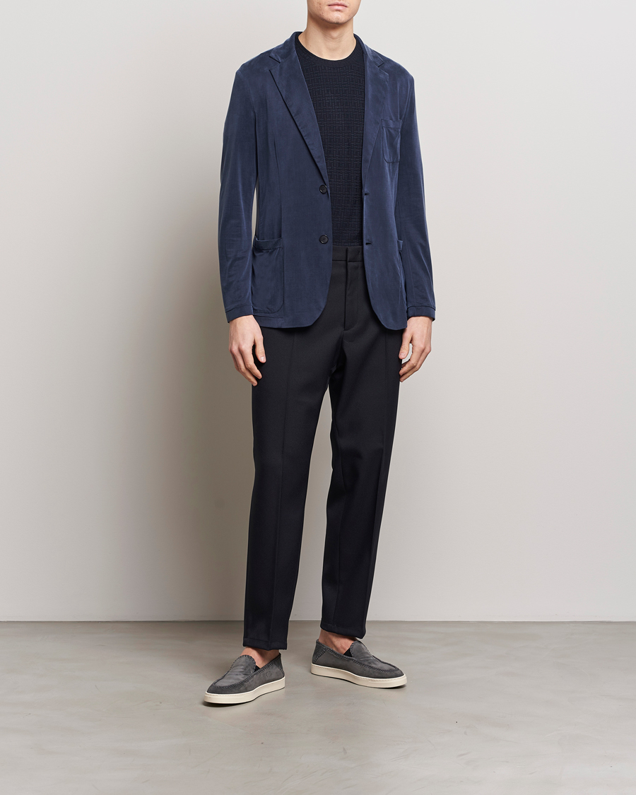 Herren | Sakkos | Giorgio Armani | Unconstructed Blazer Navy