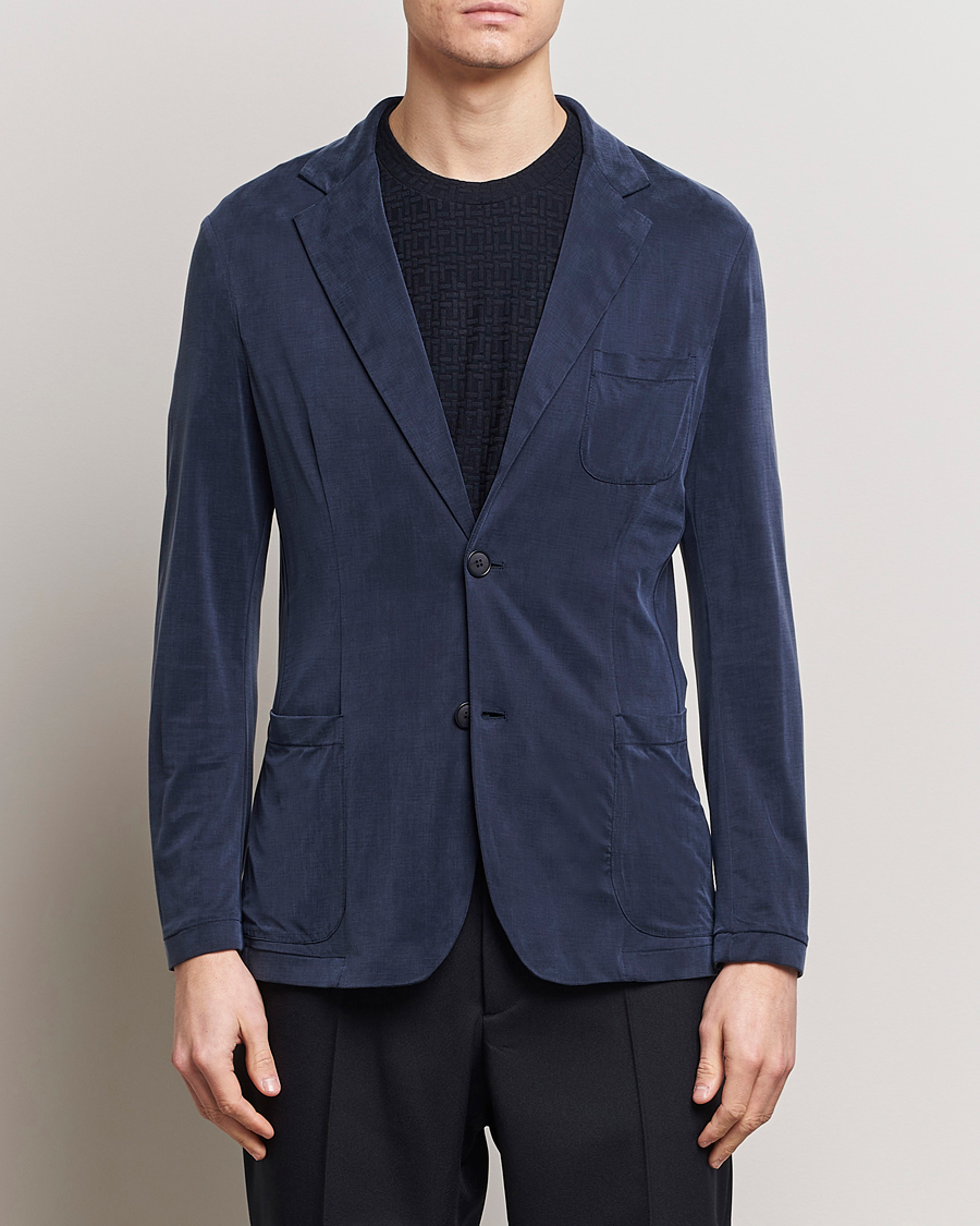 Herren | Sakkos | Giorgio Armani | Unconstructed Blazer Navy