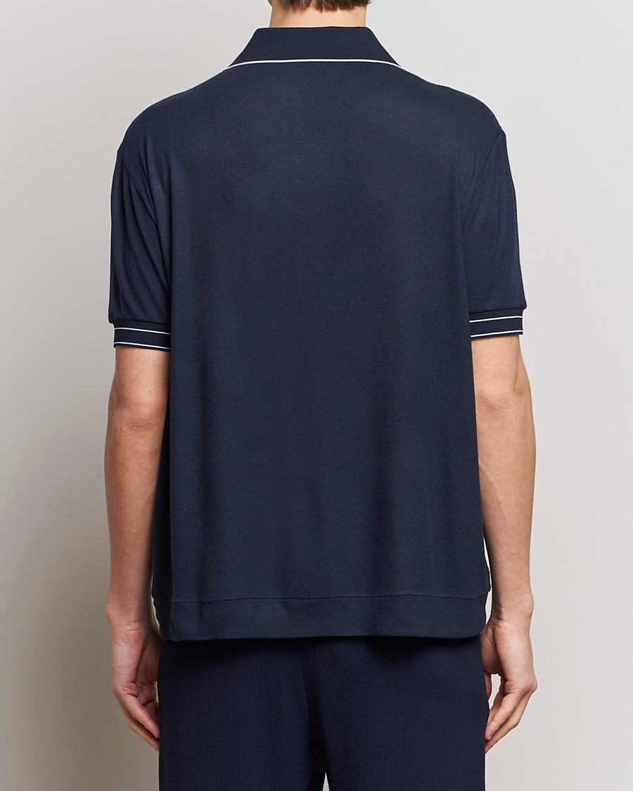 Herren | Poloshirts | Giorgio Armani | Short Sleeve Riviera Polo Navy