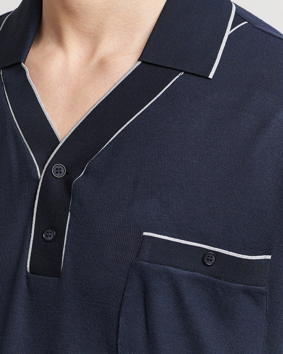 Herren | Poloshirts | Giorgio Armani | Short Sleeve Riviera Polo Navy