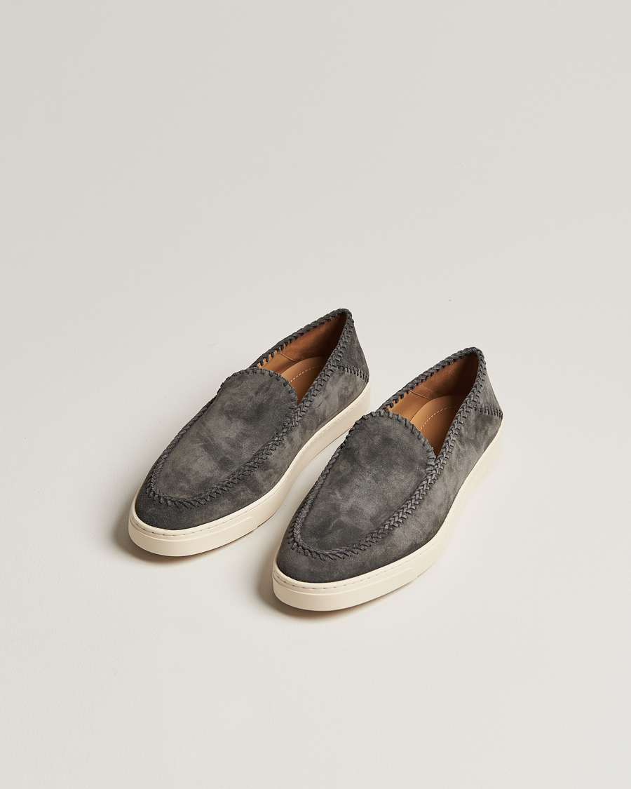 Herren | Giorgio Armani | Giorgio Armani | Intrecci Loafers Grey Suede