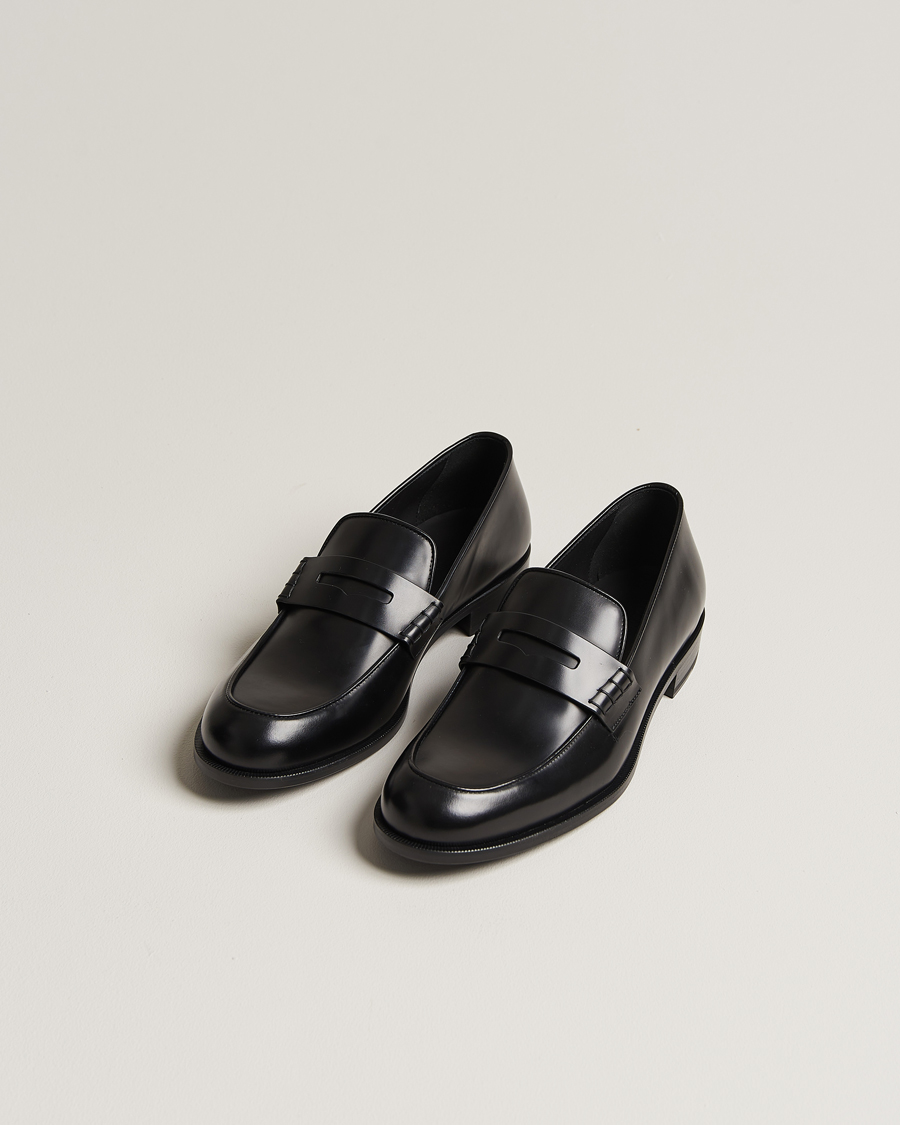 Herr | Giorgio Armani | Giorgio Armani | Penny Loafers Black Calf