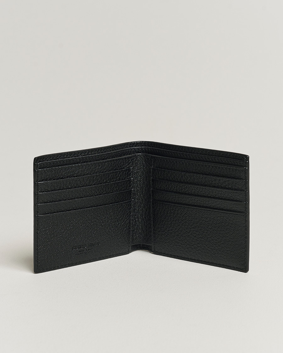 Herren |  | Giorgio Armani | Grain Leather Wallet Black Calf